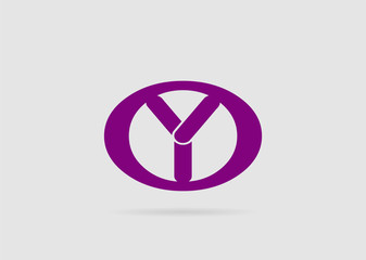 Letter Y logo icon design template elements
