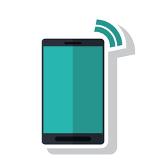 Smartphone icon. Device gadget and technology theme. Isolated design. Vector illustration