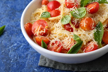Italian pasta with roasted tomatoes