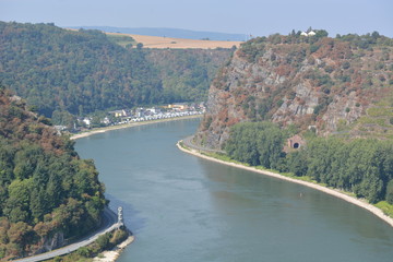 Fototapeta na wymiar Beautiful river Rhine