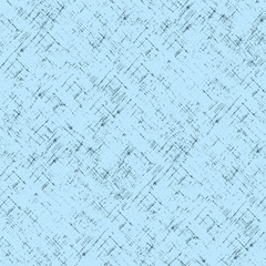 Imitation of old paper. Vector seamless pattern in blue color.