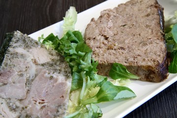 plateau de charcuterie,terrines de campagne