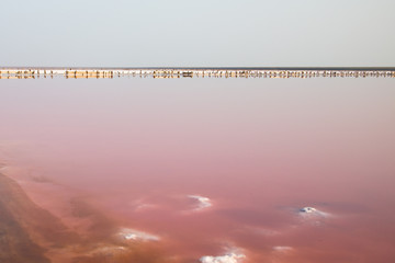 Old abandoned salt fields
