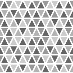 Seamless geometric abstract pattern. Seamless multicolored triange grey background. Vector illustration.