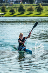 Kayaking on the lake © Microgen