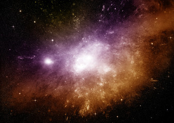 galaxy in a free space