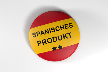 Made in Spanien Button