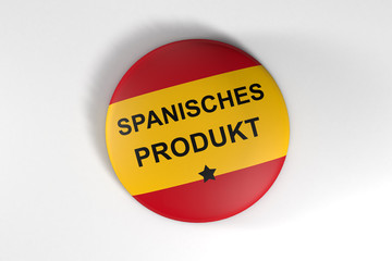 Made in Spanien Button