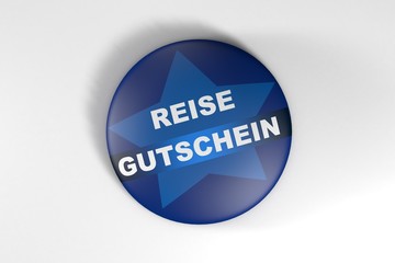Reise Gutschein Button