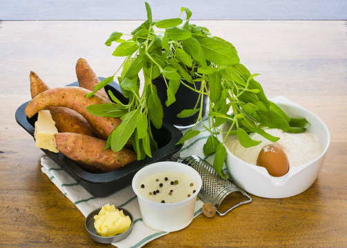 Ingredients For Sweet Potato Gnocchi