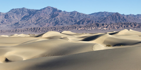 Fototapeta na wymiar Sand dunes in Death Valley National Park