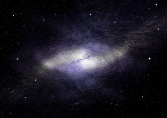 galaxy in a free space