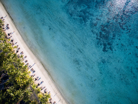 Aerial View: Trou aux Biches Beach, Mauritius