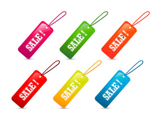 Set of Sale price tag
