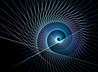 abstract fractal shape