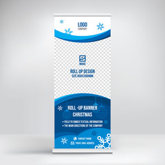 Fototapeta premium Roll up banner for the new year