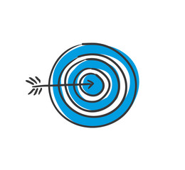 Stick Figure Series Icon / Volltreffer