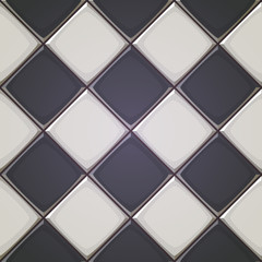 Vector illustration of vertical square ceramic tiles.