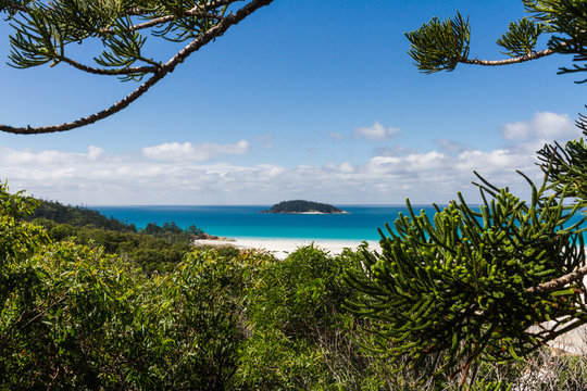 Beautiful Landscape in the Whitsunday Islands in Australia