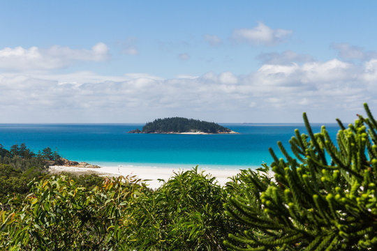 Beautiful Landscape in the Whitsunday Islands in Australia