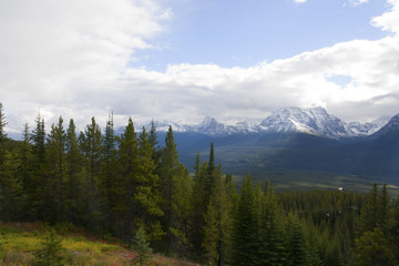 A mountains view, in Alberta, Canada