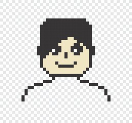 Fototapeta premium pixel man art