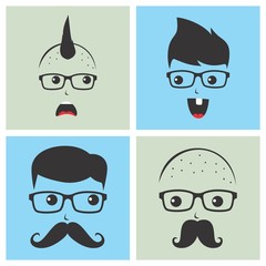 geek cartoon character