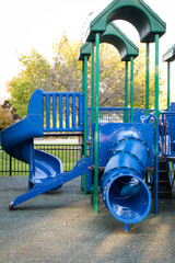 Fototapeta na wymiar Children slide at the playground