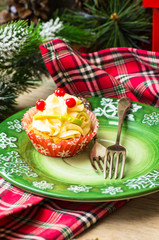 Christmas time in interior