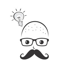 geek cartoon character