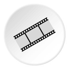 Fototapeta premium Film strip icon. Flat illustration of film strip vector icon for web design
