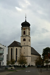 Fototapeta na wymiar Church of Sankt Gallus, Tettnang, Germany