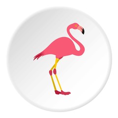 Flamingo icon. Flat illustration of flamingo vector icon for web