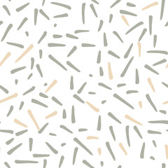 Seamless pattern with elements executed in ink. Lines, stripes, spots. Texture for your design. Background. Hand drawn.