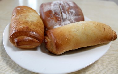 Fresh hot buns