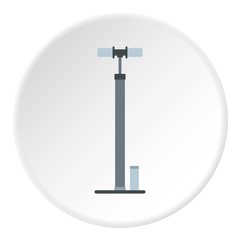 Pump for bicycle icon. Flat illustration of pump for bicycle vector icon for web