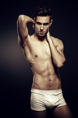 sexual muscular man