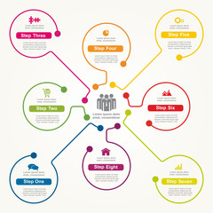 Infographic design template. Vector illustration.