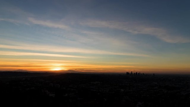 Los Angeles, California Sunrise Timelapse