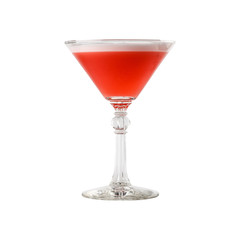 cocktail on the white background
