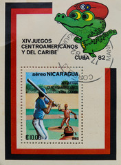 Почтовая марка Кубы. 