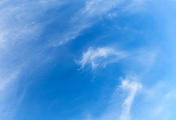 Beautiful blue sky with clouds