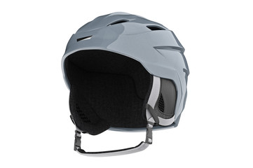 Helmet ski headwear sport equipment. 3D graphic