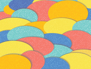 Ovals texture background