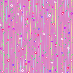 Floral seamless pattern. Flower background.