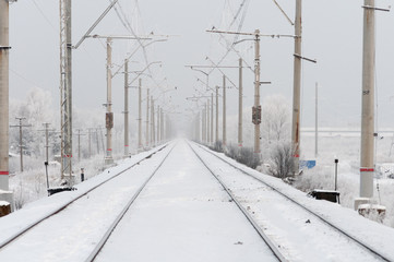 Railroad in Winter