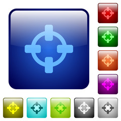 Obraz premium Color target square buttons