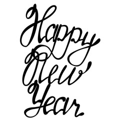 Happy New Year lettering