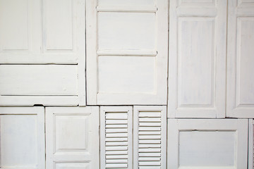 Fototapeta premium white window, door texture background
