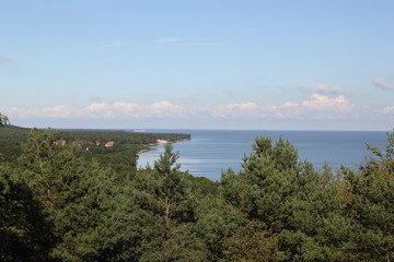 Fototapeta na wymiar Curonian coast